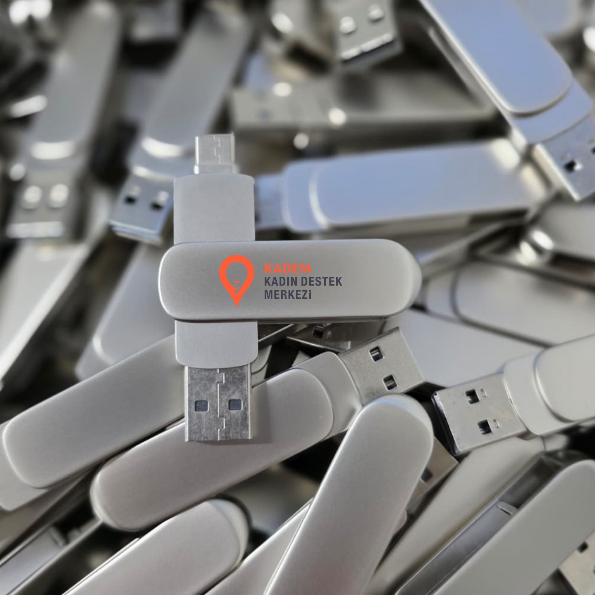 Promosyon Type-C Metal USB Bellek (OTG)